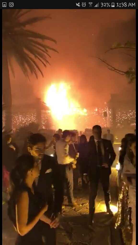 Se incendia  boda con chispero - 9