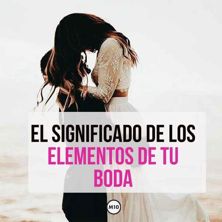 Elementos  de boda  y sus significados. - 1