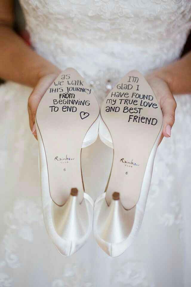 Mensajito en tus zapatos  de novia 👰👠 - 1