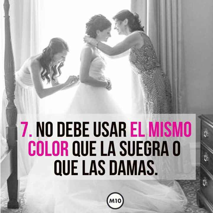 10 mandamientos para la mamá de la 👰💗 - 7
