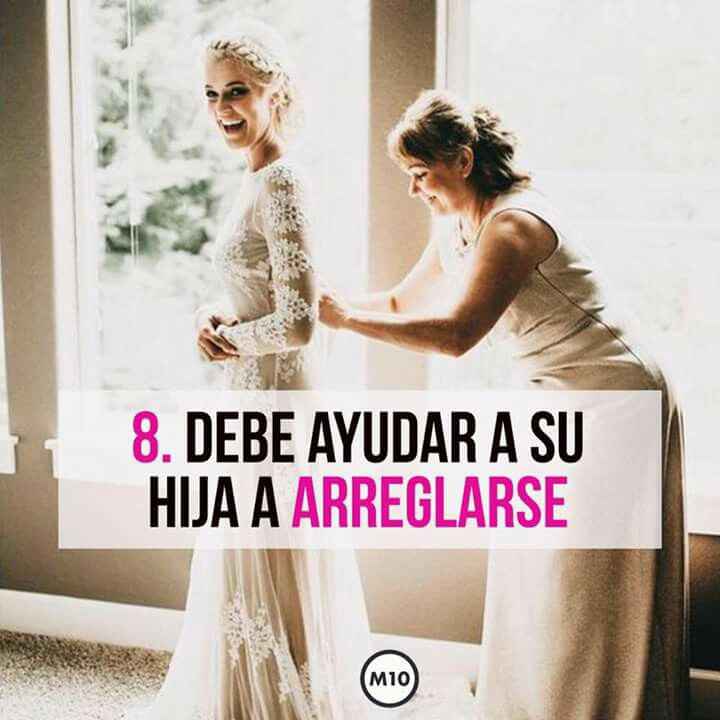 10 mandamientos para la mamá de la 👰💗 - 8