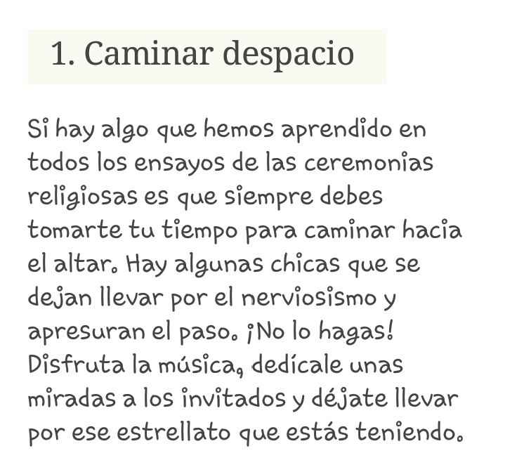 5 cosas q debes hacer en la  ceremonia - 1
