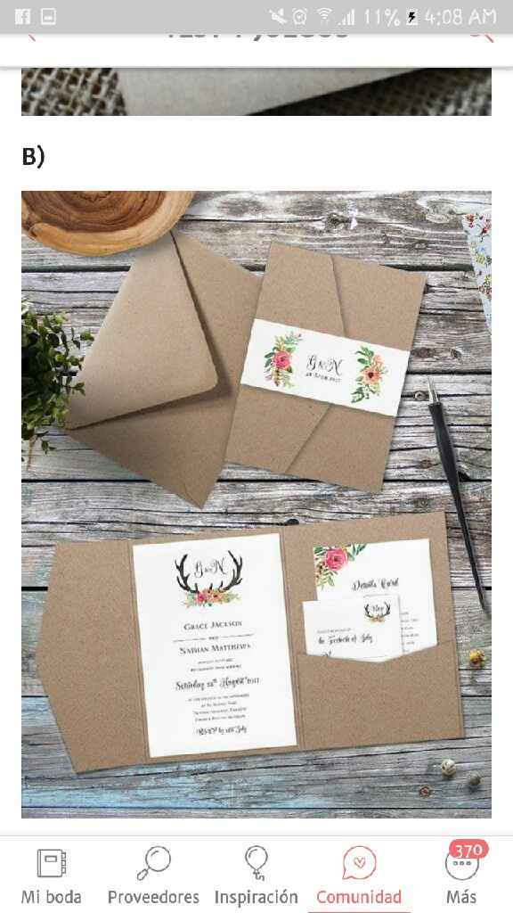 🥠 ¿Qué invitaciones te gustan más? - 1