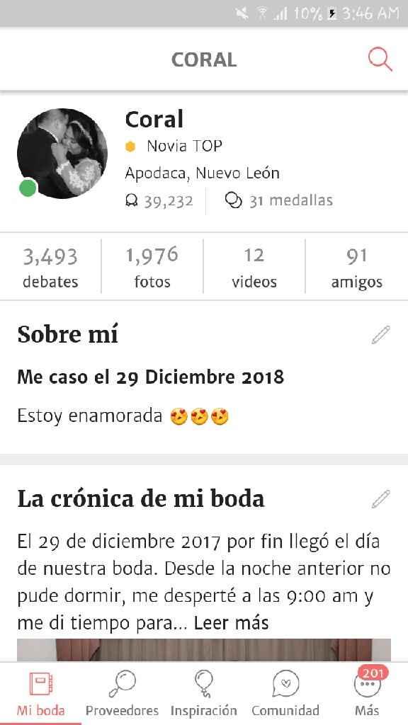 No encuentro mi crónica de boda - 1