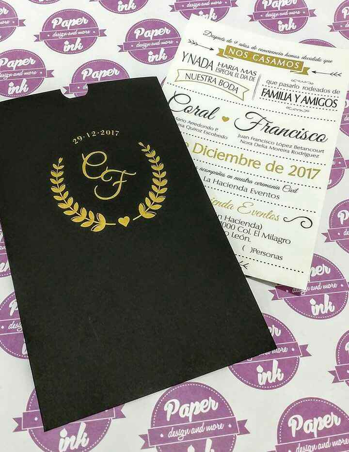 Chicas que hayan hecho sus invitaciones ayuda :( - 3