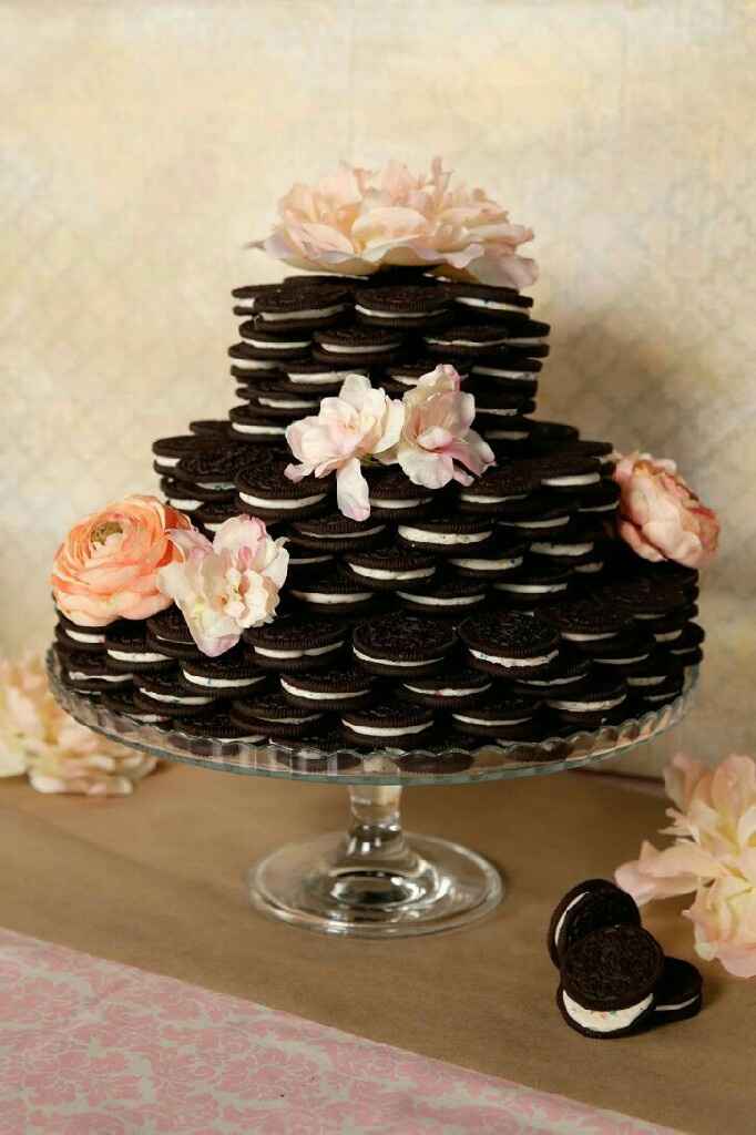 Pastel con galletas oreo - 1