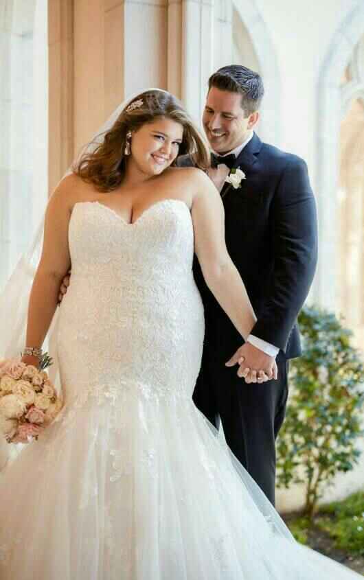 Vestidos cortes sirena plus - 13