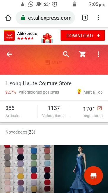 Ayuda!! Vestido de novia aliexpress 1