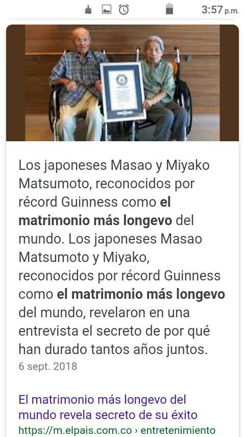 Matrimonio de 80 años - 1