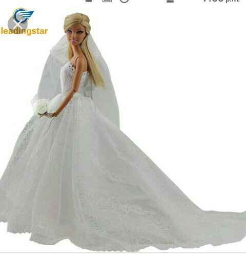Muñeca barbie de novia - 2