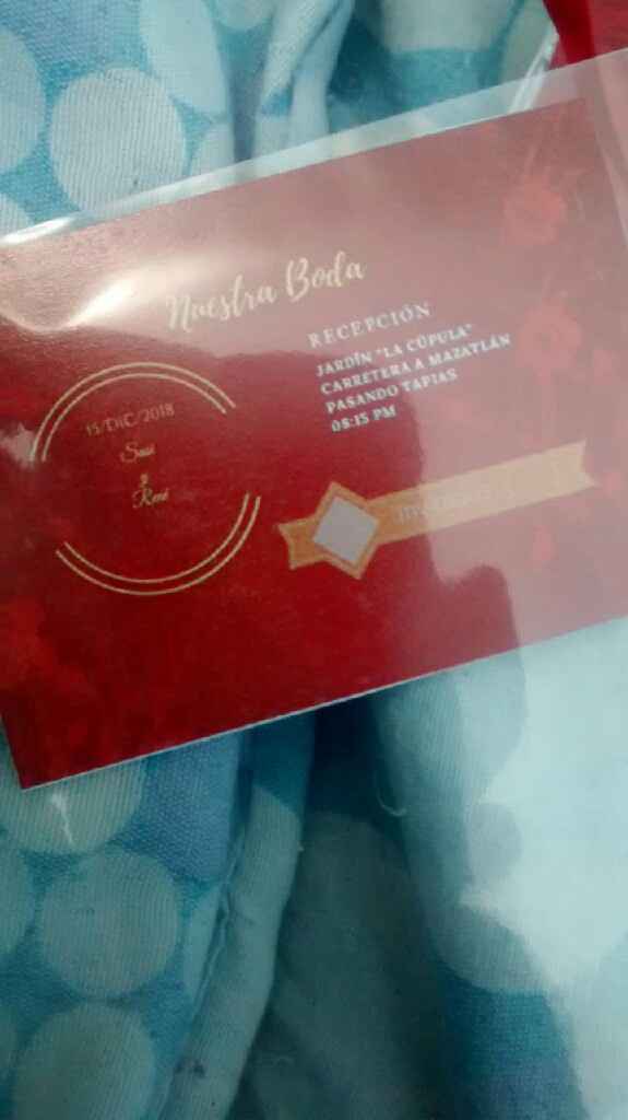 Ya tengo mis invitaciones a 16 días 😁 - 3