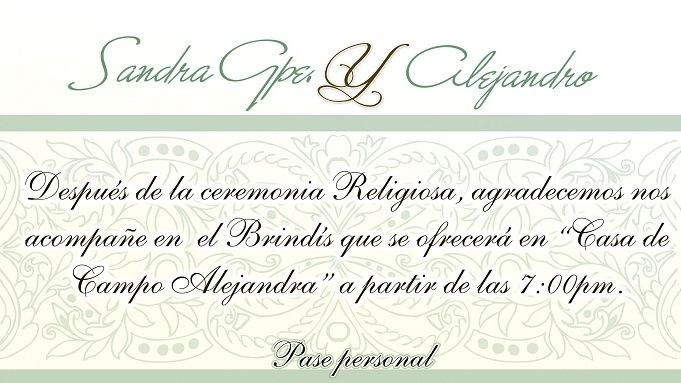 pase invitacion