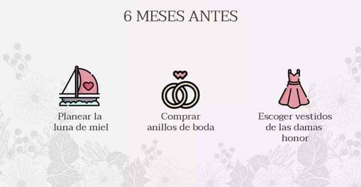Planeación de la boda - 5