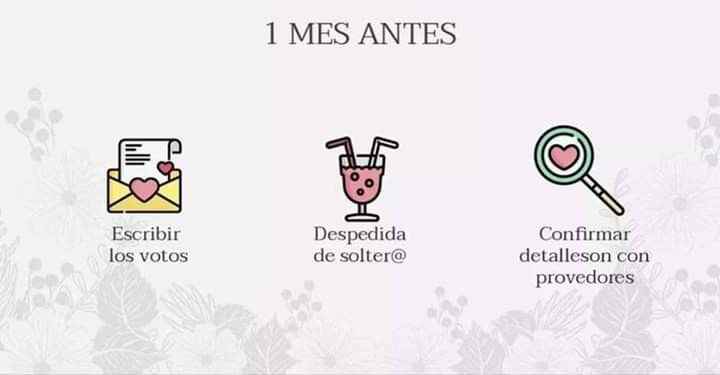 Planeación de la boda - 8