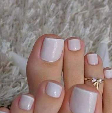 Pedicure cute para el gran día 👰🏻👣⭐⭐⭐⭐⭐ - 2