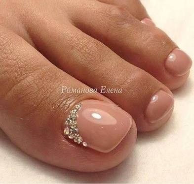 Pedicure cute para el gran día 👰🏻👣⭐⭐⭐⭐⭐ - 6