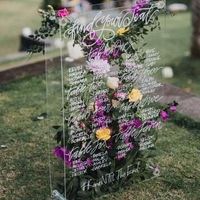 Letreros de cristal... innovación 💐😍 decoración - 3