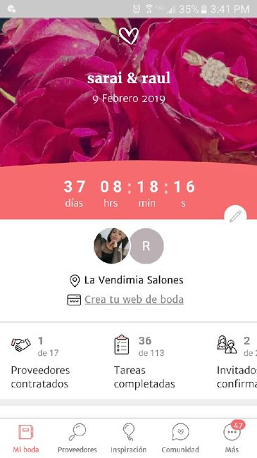 37 días!!! y todavía no tengo boda civil y presentación!!!!  Estrés - 1