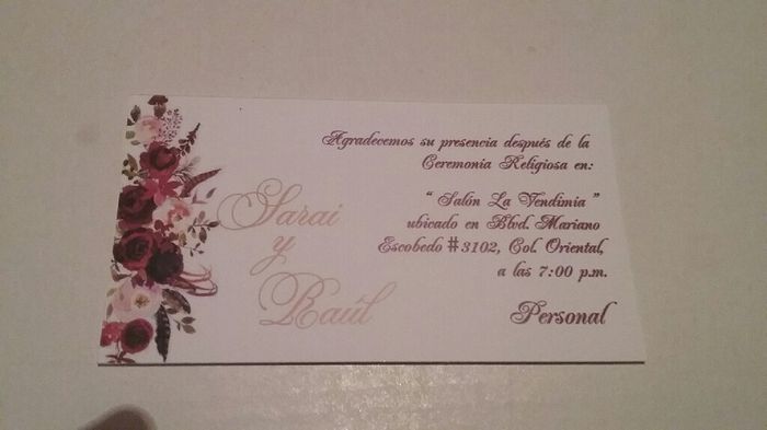 Les presento mis invitaciones !!!!!😗😚😍 - 2