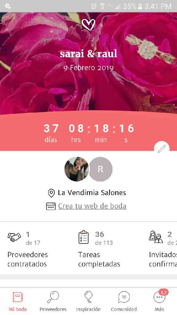 37 días!!! y todavía no tengo boda civil y presentación!!!!  Estrés - 1