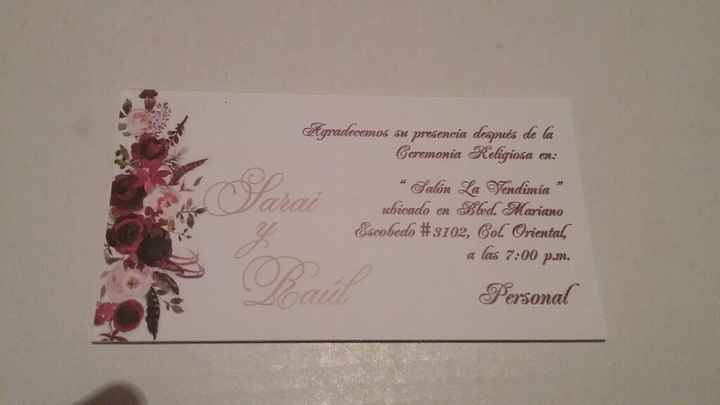 Les presento mis invitaciones !!!!!😗😚😍 - 2