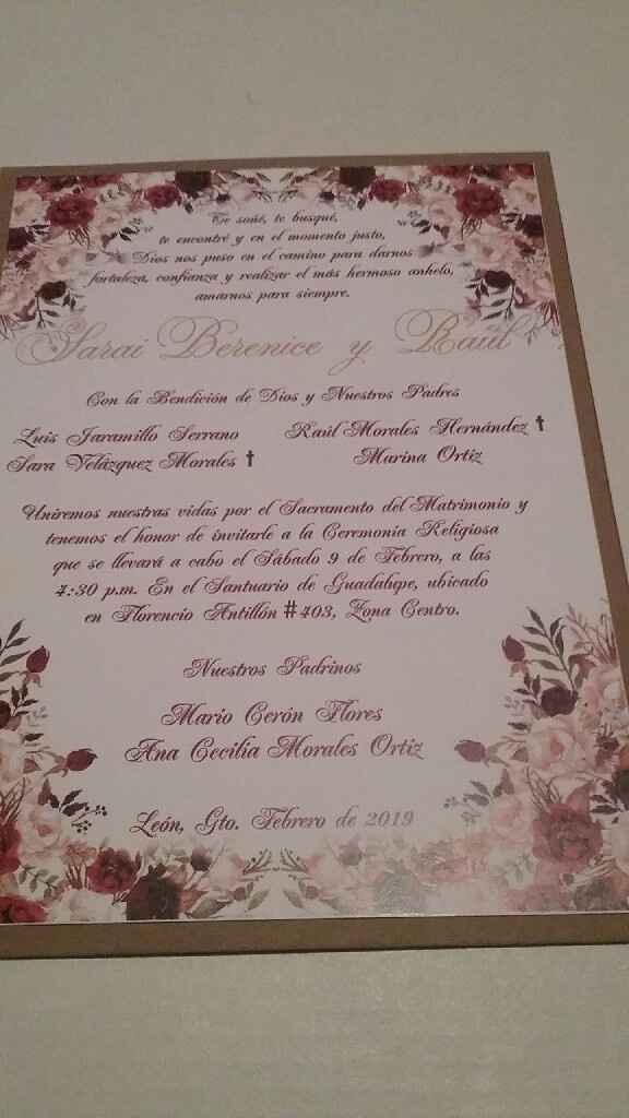 Les presento mis invitaciones !!!!!😗😚😍 - 3