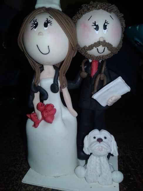 Muñequitos para pastel... - 1