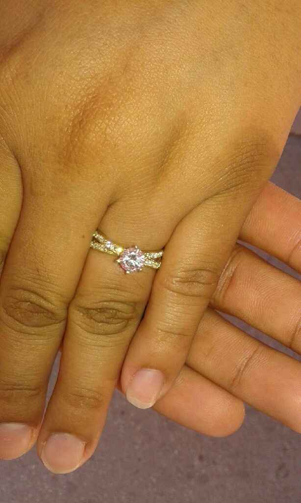 Mi anillo de compromiso!!