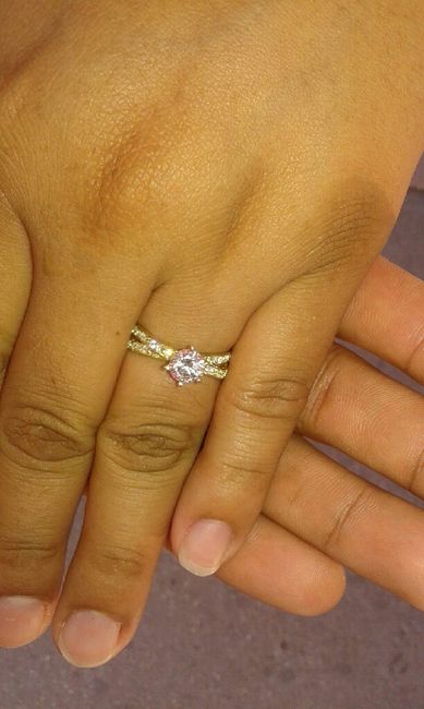Mi anillo de compromiso!!