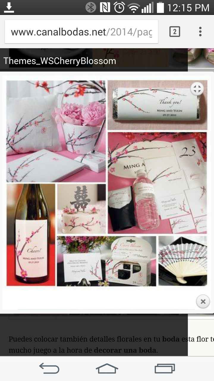 Boda estilo cherry blossom  - 2