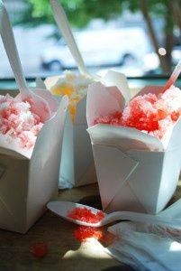 Raspado de Fresa