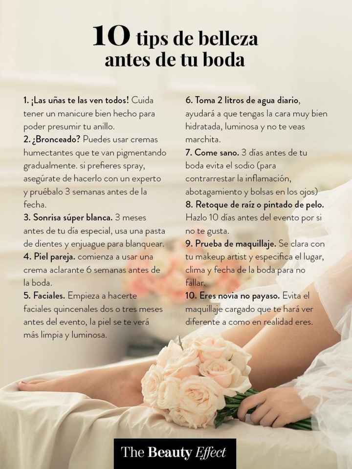  10 tipa de belleza antes de la boda! - 1