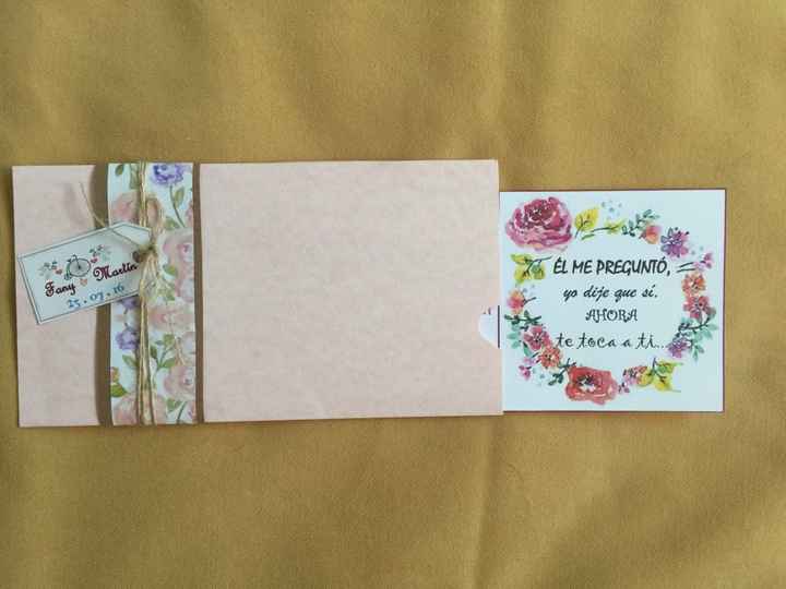 Invitaciones para damas de honor. ? - 2
