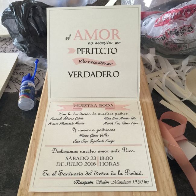 ¡Invitaciónes listas! - 1