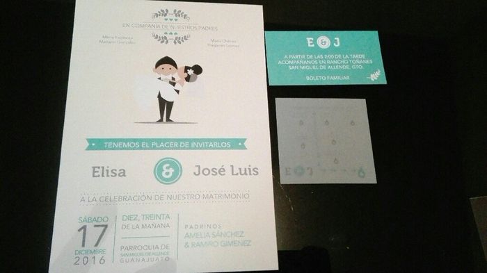 Ya me llegaron mis invitaciones!! y un poco de avances a 60 dias! - 3