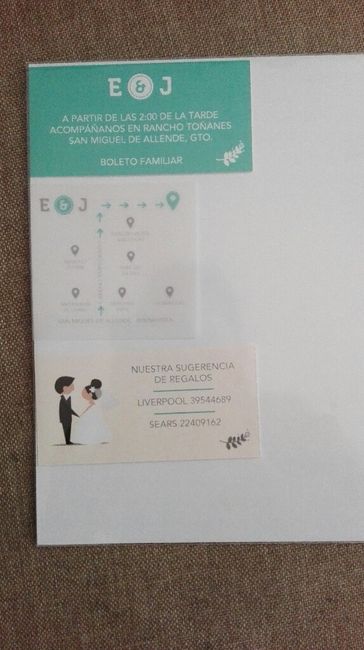 Ya me llegaron mis invitaciones!! y un poco de avances a 60 dias! - 4