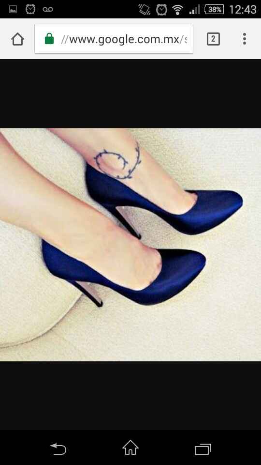 Zapatos ¿ azul o dorado? - 2