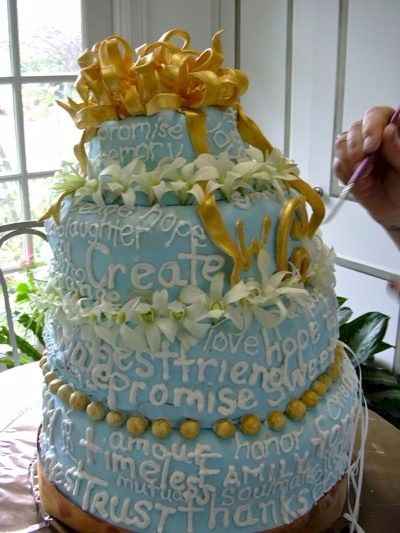 2. “Puedo hacer completamente mi propio pastel de boda!”