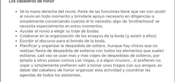 Si las novia llevan damas de honor a el novio? - 2