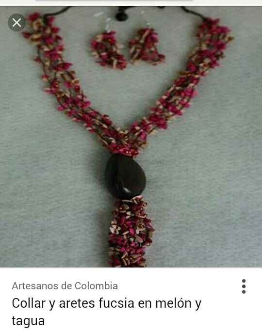 Hermosos coordinados de joyeria artesanal - 13