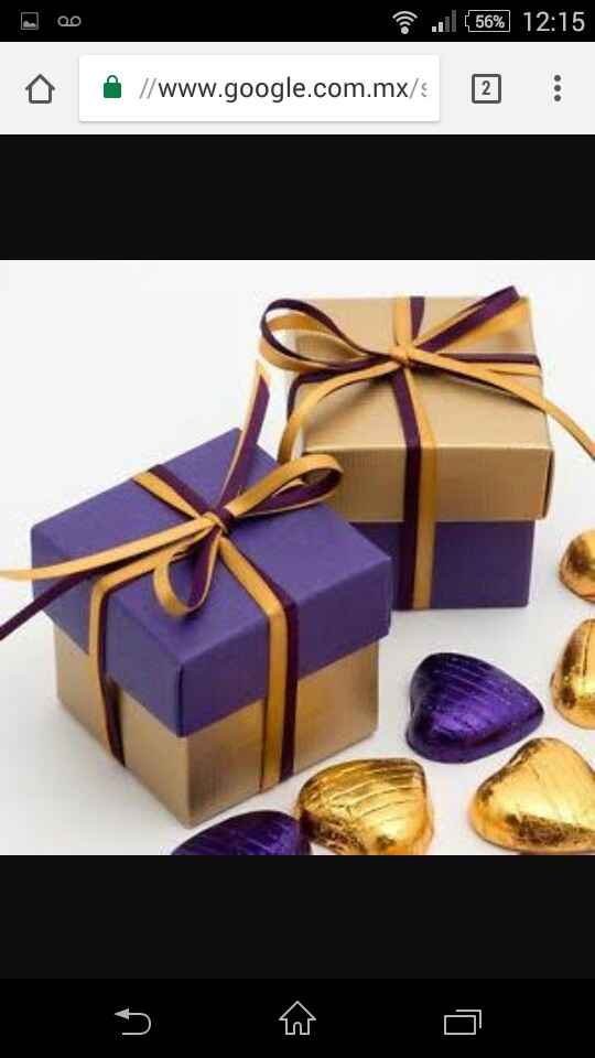 Ideas con color lila y dorado. - 6
