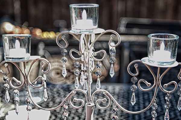 decoración con velas