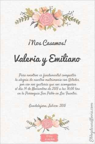 ¿qué información debe ir en invitaciones y pases y cómo acomodarlo? - 12