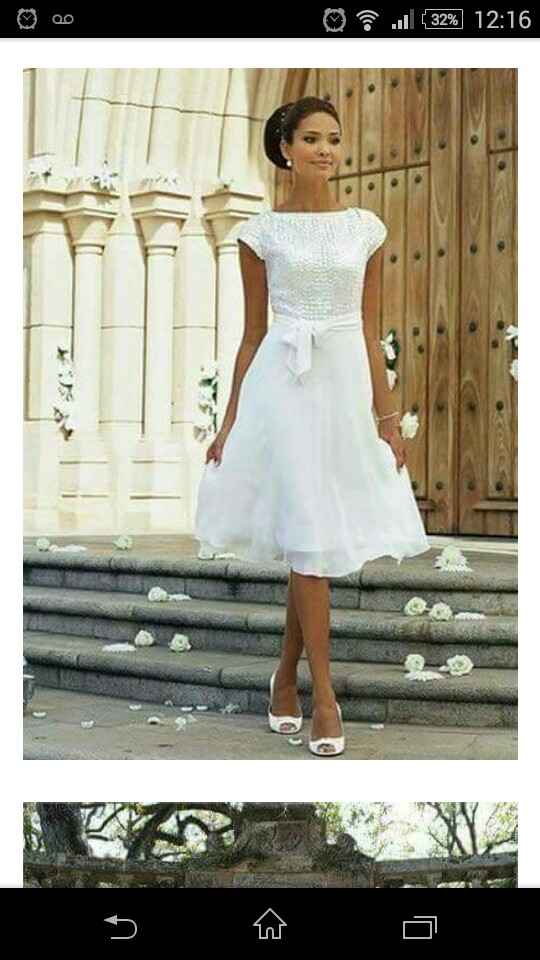 Vestidos para boda civil - 1