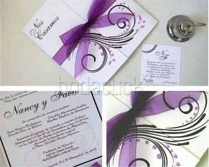 Combinaciones de colores en morado y blanco - 2