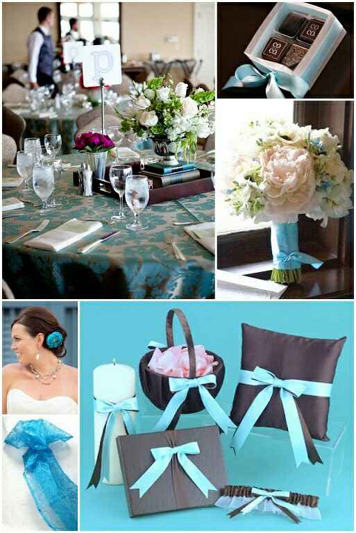 Combinaciones de colores en azul y blanco - 7