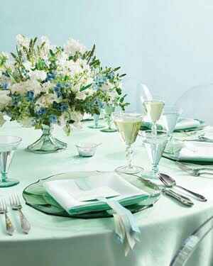 Combinaciones en colores menta y blanco - 2