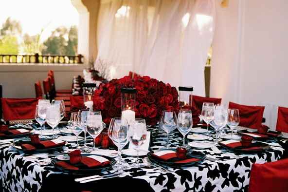 Combinaciones de colores en blanco y rojo - 2