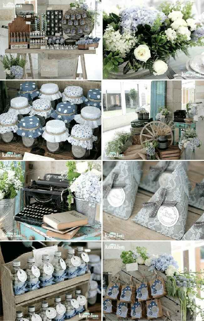 Combinaciones de colores en gris y azul - 6