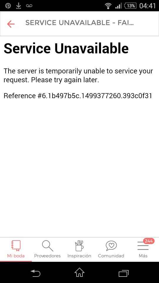 Problemas con la app desde el cel - 1